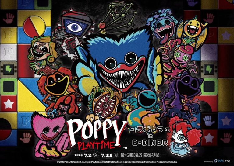 「POPPY PLAYTIME コラボカフェがE-DINERに登場！」