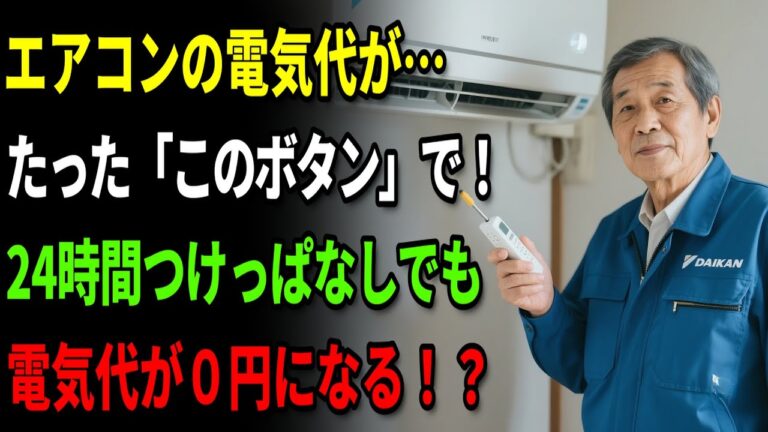 <p><strong>エアコン節約術！このボタンで電気代激減！</strong></p>