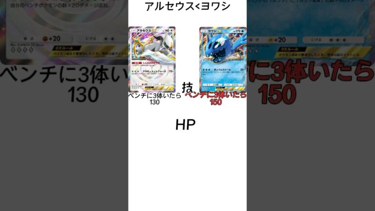 ヨワシはアルセウスの上位互換 #ポケモン #ポケポケ #shorts