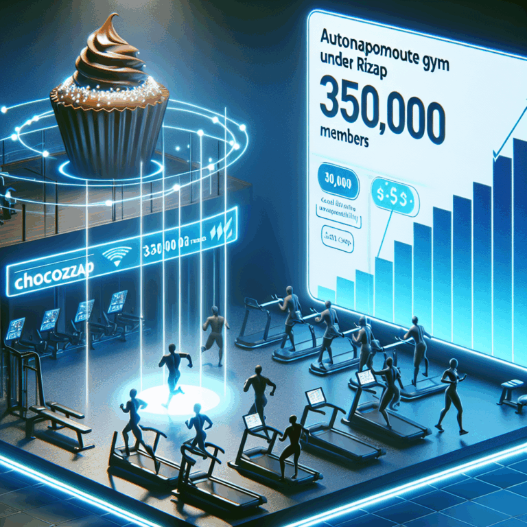 RIZAP、無人ジムchocoZAPで急成長中！35万人突破、黒字転換へ直進中。