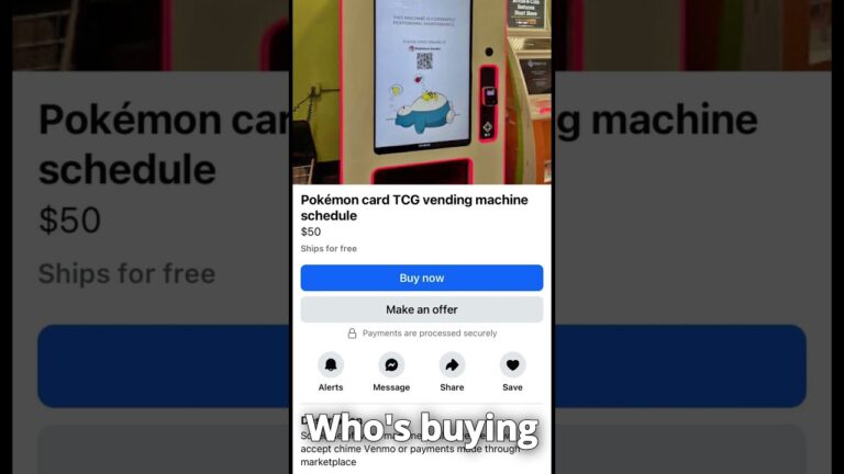 ポケモン転売屋🎬 Facebookマーケットプレイスでポケモンマシーンを売ってる人がいます！🤯🎮