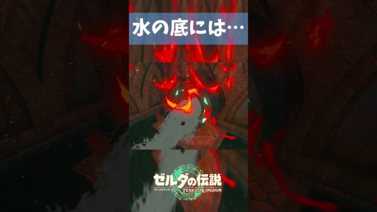 水の底には… #ゲーム実況#ゼルダの伝説 #ティアキン #shorts
