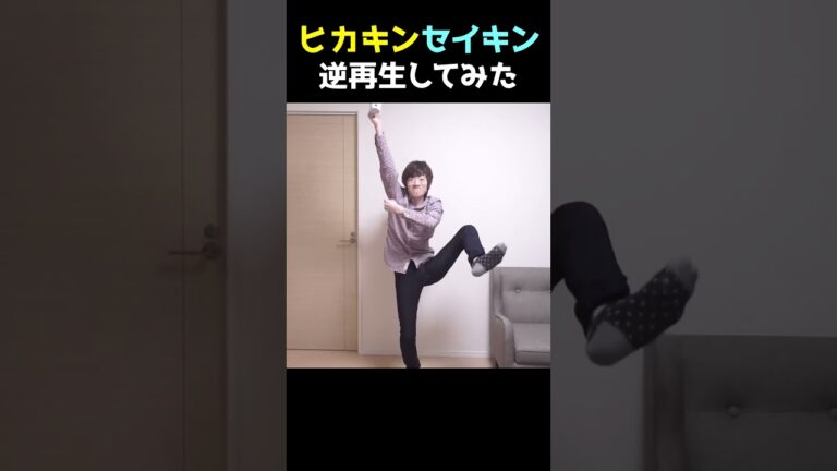 HIKAKINとSEIKINを逆再生してみたw #ヒカキン #hikakin #ヒカマニ #hikakin_mania #ヒカキンマニア #逆再生 #hikakinmania #ネタ#shorts