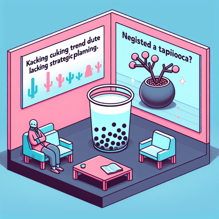 タピオカ、流行りを逃した理由とは？文化化戦略が欠如した結果！