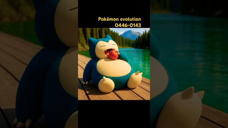 【完璧なポケモン進化】見て!! #shorts Pokémon evolution 0446→0143   #ゴンベ　#カビゴン　#pokemon キョダイマックス　#ショート　#進化動画　#VMAX