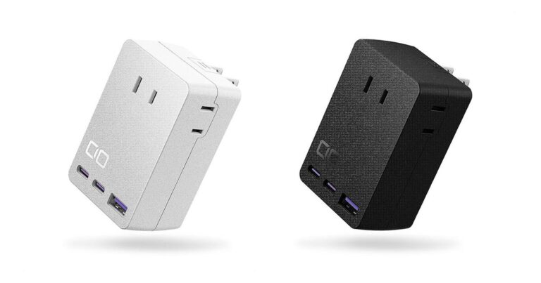 「コンパクトなCIO電源タップ！AC×3＋USBポート」