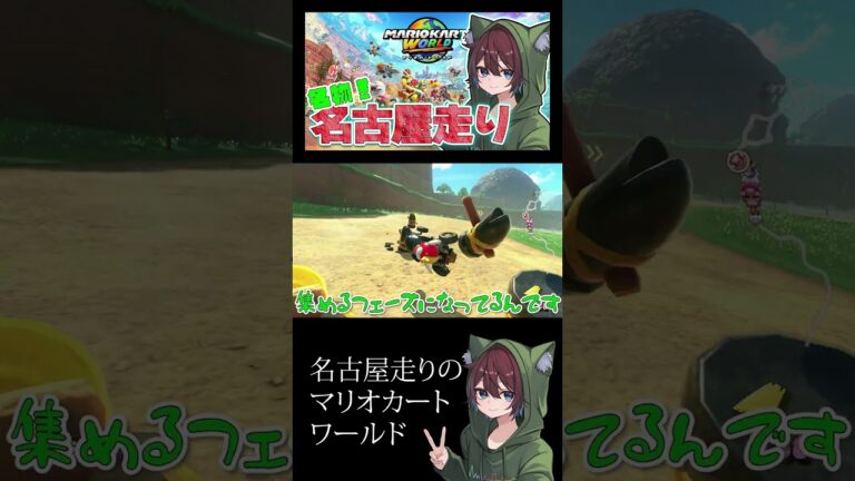 【爆走】マリオカートワールドを名古屋走りがやるとこうなる。【猫葉 さすけ】#マリオカートワールド #マリオカート #switch2 #nintendo #実況 #ゲーム実況