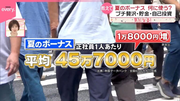 「街の声！夏ボーナスの使い道」