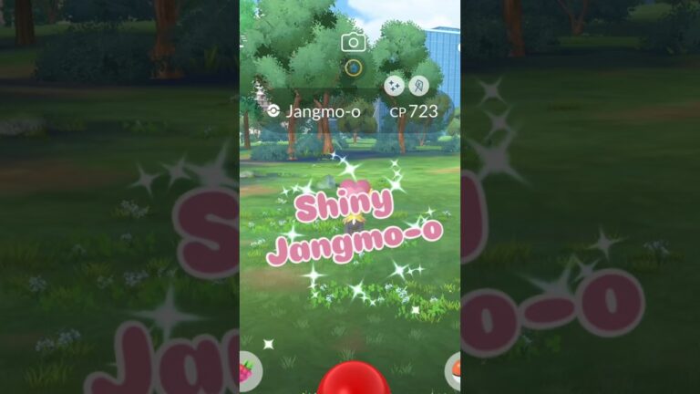 #shorts #pokemongo #pokemon #pokemongoapp #shinypokemon #shiny #jangmoo #寶可夢 #心鱗寶 #色違 #可愛 #ポケモン #異色