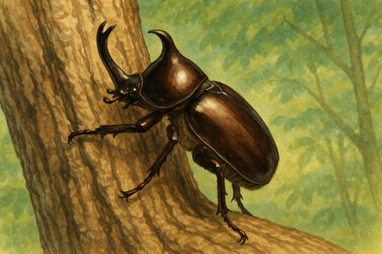 「カブトムシが夜の樹液に集まる理由とは？」