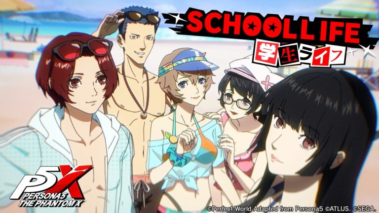 『ペルソナ５: The Phantom X』の学生ライフをムービーで公開！東京の高校生生活を体験しよう！