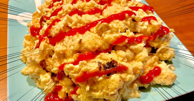 卵を10個使って巨大オムライスを作ってみたら…「ライスどこいった？」ってなった