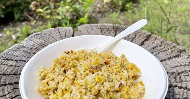 パラパラチャーハン目指しごはんを水洗いしたらこうなった【コンビニ商品だけでチャーハンを作ってみる第2回】ファミマ「やわらか穂先メンマ炒飯」