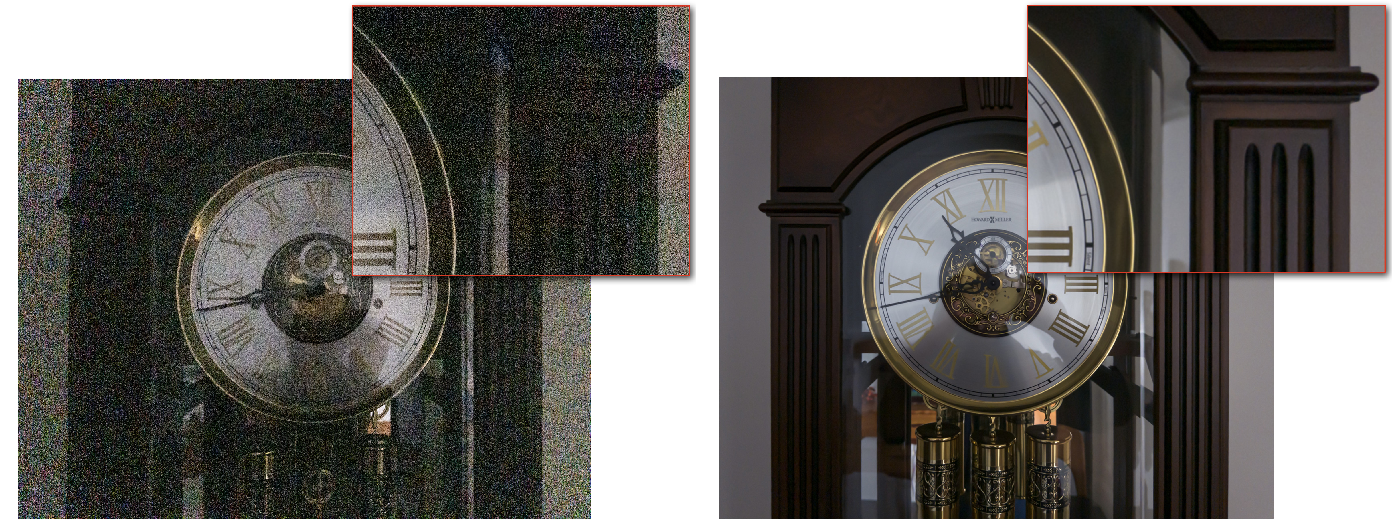 Project Indigo compared to standard camera