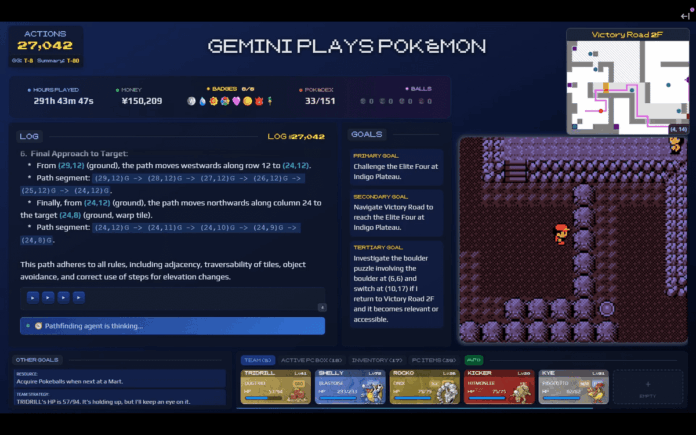 「Gemini 2.5 Pro、ポケモン瀕死でパニック発動！」