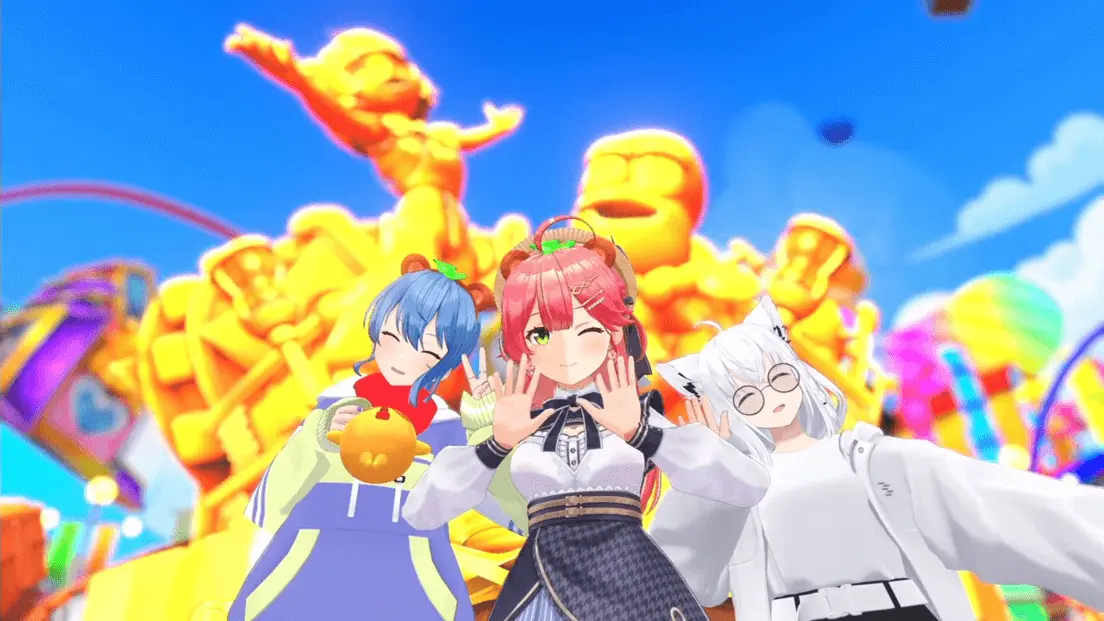 VRChat配信の様子