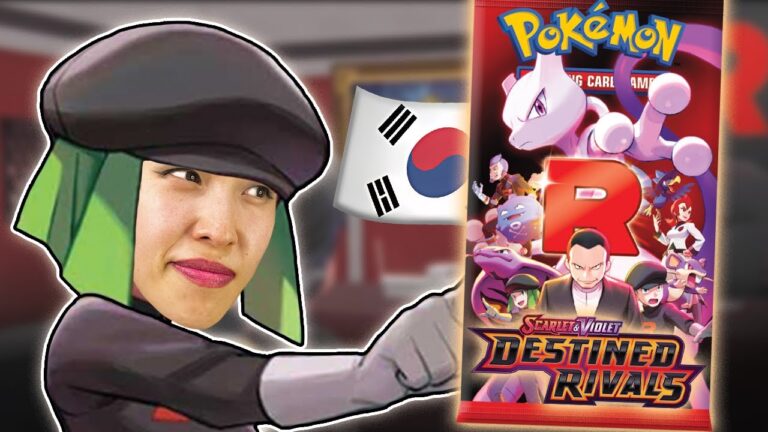 韓国語で「ロケット団の栄光」を開封してみた | ポケモン 運命のライバルズ オープニング | Krystalkollectz