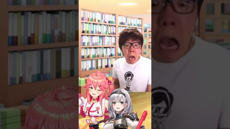 本屋で落書きだね、通報します #ホロライブ #vtuber #ヒカニチ #ヒカキン