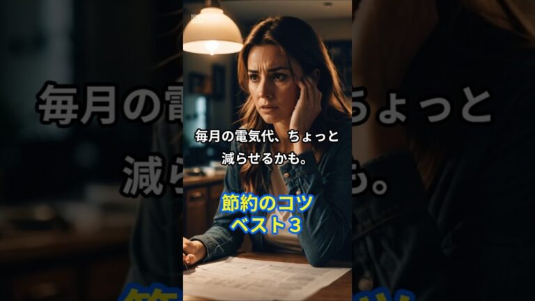 電気代節約ベスト3！簡単実践法