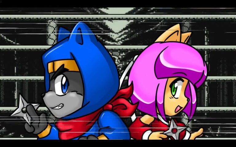 1990年代日本アニメ風の猫忍者が活躍する，懐かしい一画面アクション。PCエンジンCD-ROM2用「The Nyanja!」のクラファンを実施中