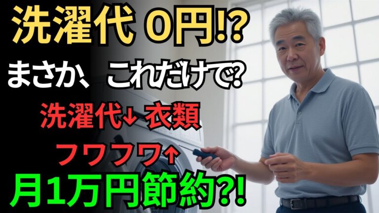 「洗濯費ゼロへ！賢い節約術」