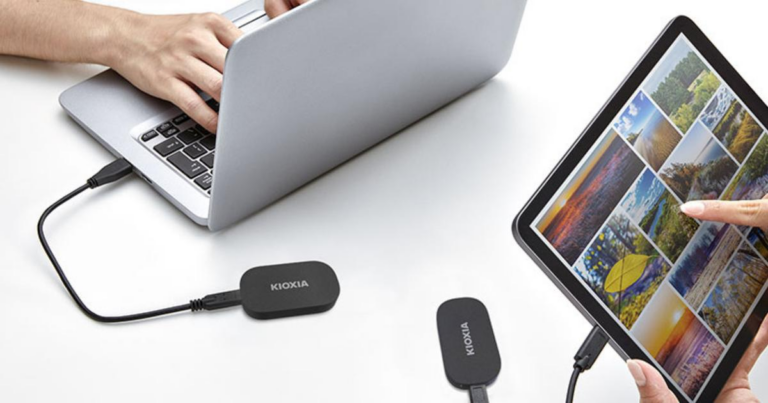「驚きの省スペース！KIOXIAポータブルSSDが最安値！」
