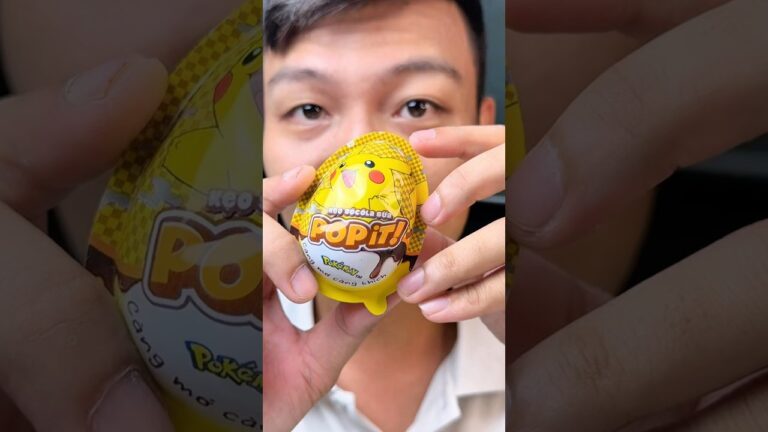 Mở Trứng Pokemon #asmr #food #mukbang #turiviu #foodreview #unboxing #eating #review