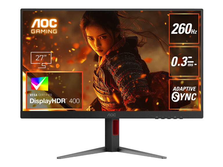 「AOCが260Hz/WQHDの27型を4万円以下で登場！」