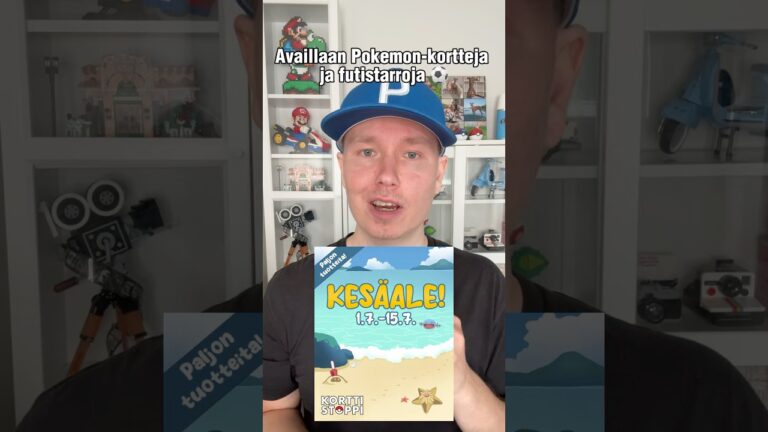 Korttistopin kesäale! / Avataan Pokemon-kortteja ja futistarroja ⚽️