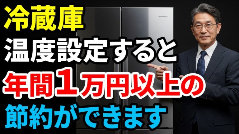 知らないと損！冷蔵庫節約術🤑