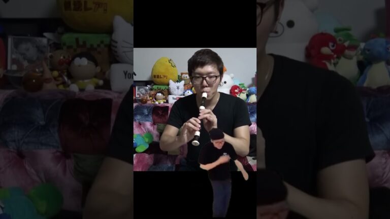 ヒカキンリコーダー『2弾』音あり　ナルトダンス#ナルトダンス#HIKAKIN #shorts