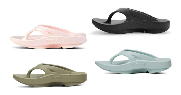 「OOFOSの衝撃吸収サンダル、膝や腰にやさしい！」