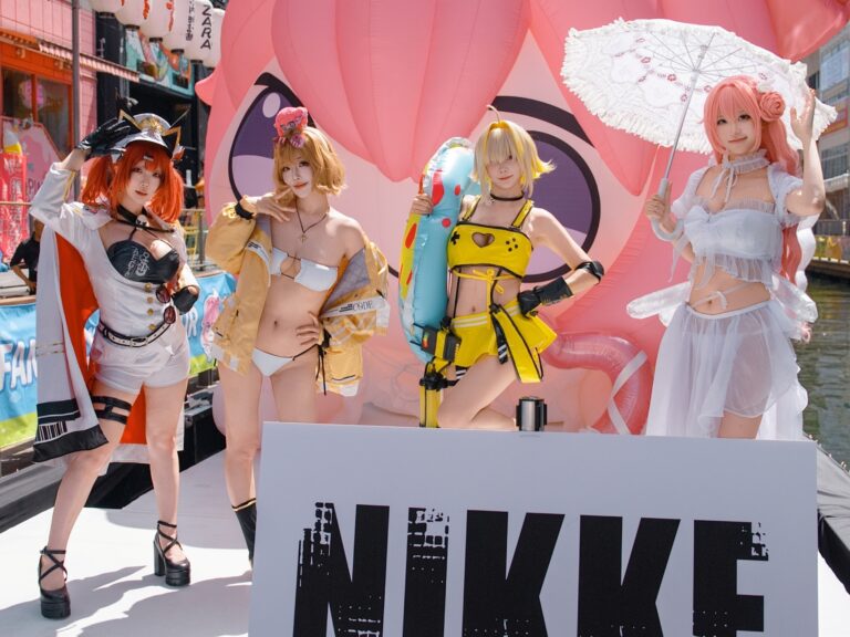 道頓堀に巨大「NIKKE」登場！写真ギャラリー✨