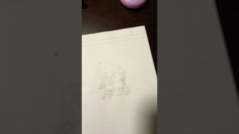ゲンガー描いたよん「画質悪くてすまん#shorts #ポケモン #pokemon #バズれ