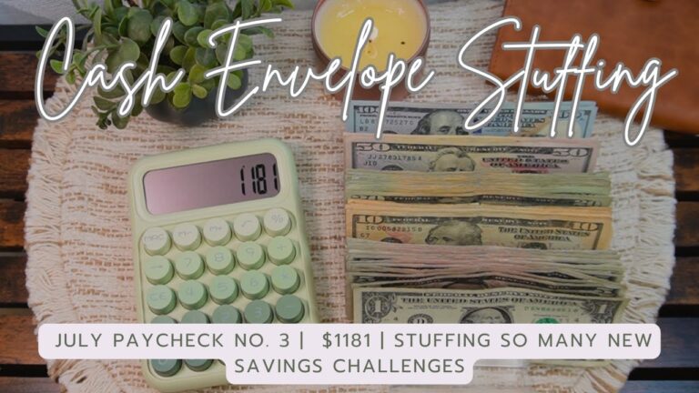 「1181ドルを現金封筒で節約チャレンジ！」