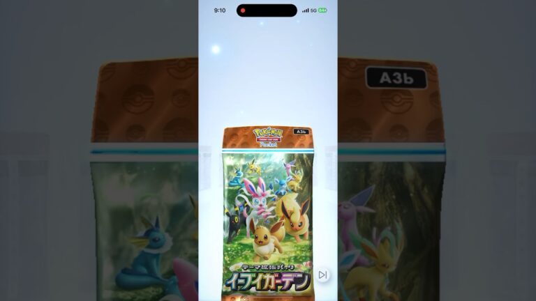 pokemon ポケポケ　パック開封　イーブイガーデン　　　　　　　　　　　　　　　　　　　　　　　　　　　#ポケカ #ポケモンカード25周年 #ポケモンカード #ポケモン　#pokemon