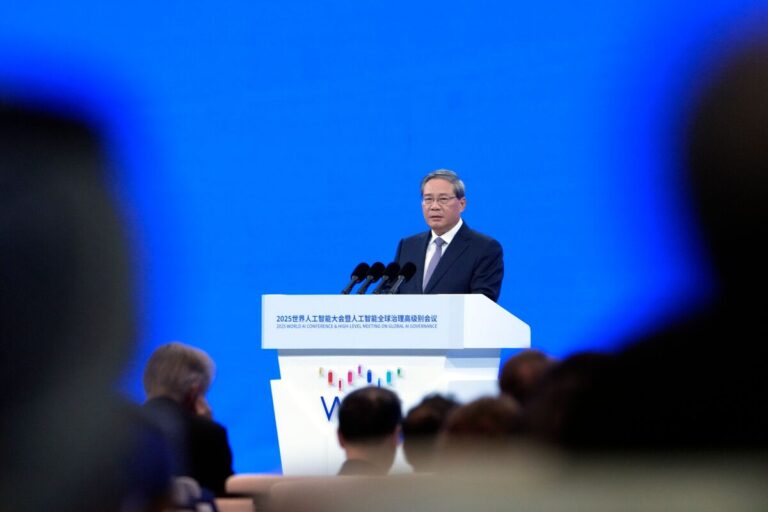 中国首相、AI国際組織設立提案！独占対策へ挑戦。