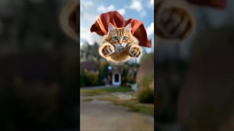 スーパーマンになれたらなぁ#shorts #superman #cat #hikakin #かっこいい #cool