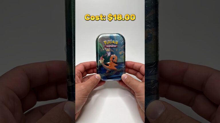 Charmander Pokemon Card Mini Tin Opening