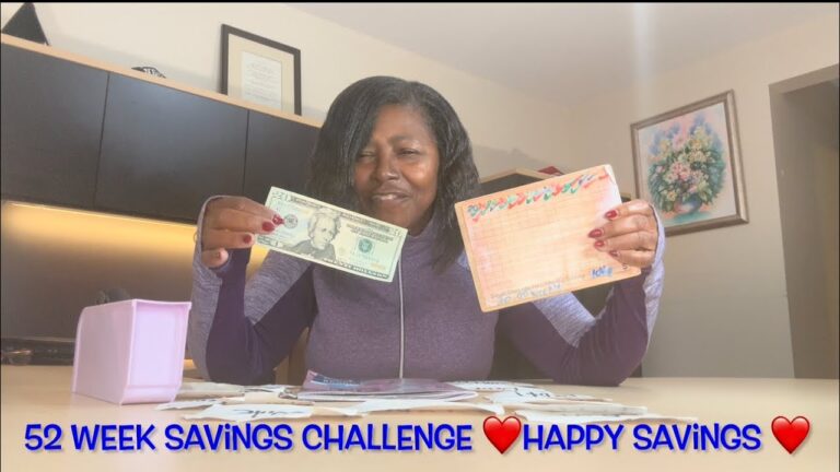 緊急資金を貯める！52週チャレンジ