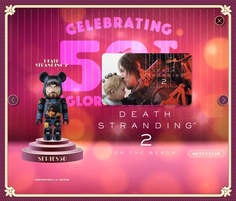 「デススト2」サムがベアブリックに登場！