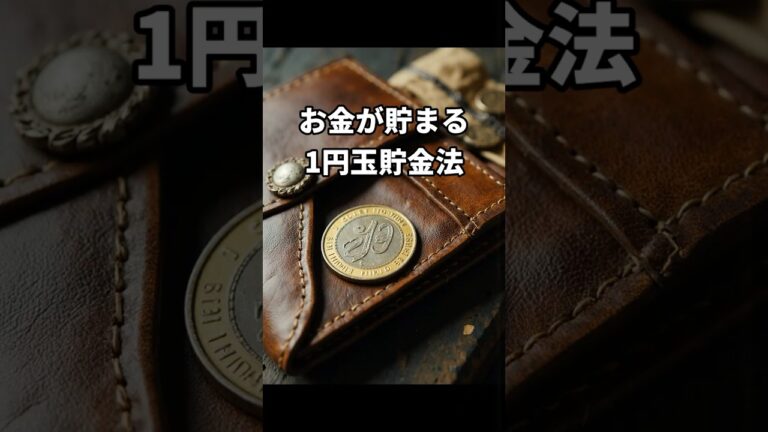 「1円玉貯金法で未来を変えよう！」