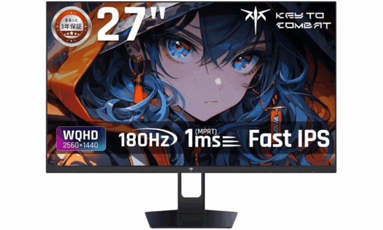 「180Hz対応！KTC WQHDモニターが26%オフ」