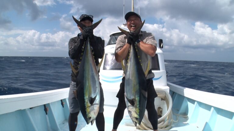 宮古島でキハダマグロ釣り！ベイトタックル挑戦中！