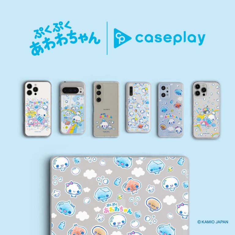 「ぷくぷくあわわちゃん」スマホアクセサリー新登場！130機種対応、5デザイン！