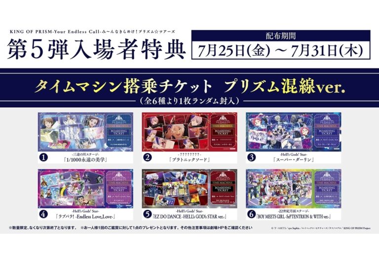 『キンツア』第5弾特典は夢のタイムマシン！