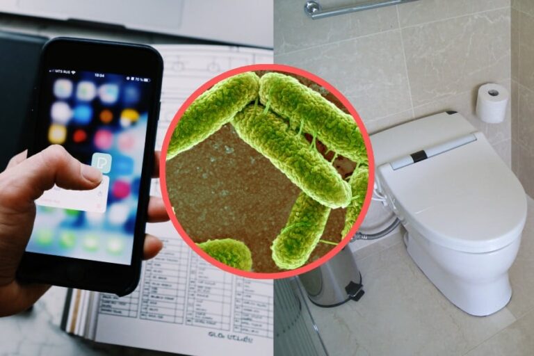 「スマホ、トイレより雑菌多い？真実は！」