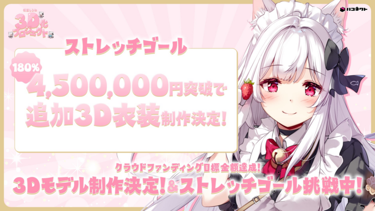 VTuber「明堂しろね」が25分で3D化！