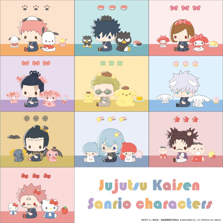 「呪術廻戦×サンリオ」新コラボ解禁！人気キャラ続々登場✨