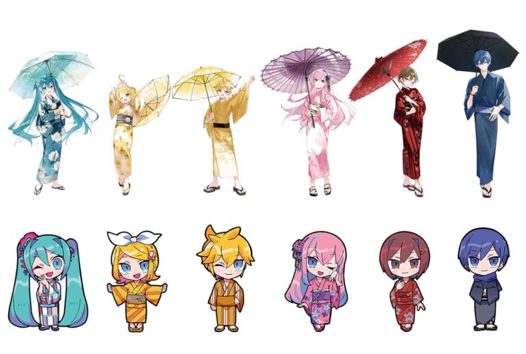 「初音ミクら6人の新作商品登場！」